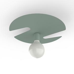 Потолочный светильник Lumicom, 40x40x10 см, зеленый