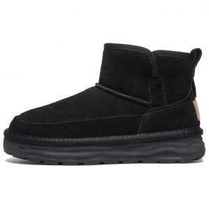 Теплые нескользящие короткие зимние ботинки для женщин CAMEL, Black