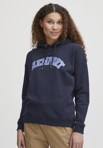 Худи с капюшоном Oxmo с принтом, синий