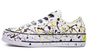 Chuck Taylor All Star Canvas Shoes Unisex Low-Boleto White/Black/Pure Platinum/University Gold Converse