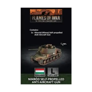 Зенитная самоходная артиллерийская установка «Нимрод», Flames of War - WWII - Hungarian - Tanks