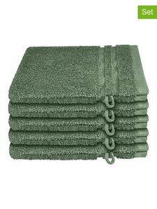 Schiesser Набор из 5 штук: рукавицы для мытья посуды "Милан" зеленого цвета