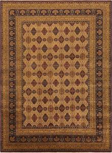 Ковер SAFAVIEH, 153 x 244 см, Lavar Collection, Ivory & Navy, ручной вязки, традиционная шерсть, идеален для помещений с высокой проходимостью в гостиной, спальне (LV14A)