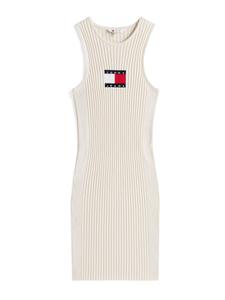 Вязаное платье Tommy Jeans, цвет White/Wool white