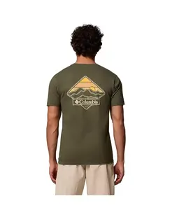 Мужская футболка с принтом Shack Columbia, синий