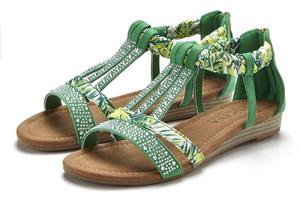Сандалии LASCANA Sandale, зеленый