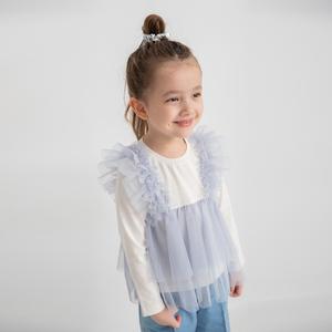 Футболка с длинными рукавами из тюля, многослойная Branshes, цвет Saxophone