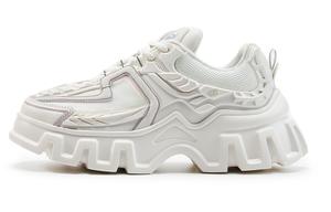 Гравити Mecha Collection 2.0 Низкие Массивные Кроссовки Unisex Эмалевый Белый OGR, Глянцевый Белый