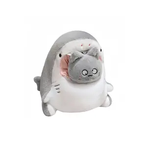 Акула головокружение коллекция собака резная птица кожа кот причудливые куклы плюшевая кукла 30см/40см высота Dolls and bears dance