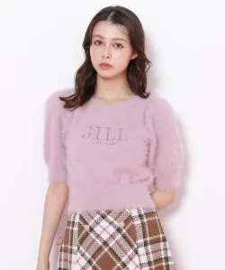 Вязаный свитер с вышитым логотипом Jill By Jill Stuart, цвет Pink