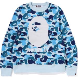 A BATHING APE Camouflage print свитшот