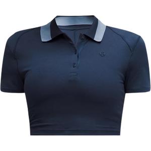 Женская рубашка-поло из пике Lululemon, club синий/clwd