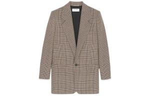 Деловой костюм женский коричневый Saint Laurent