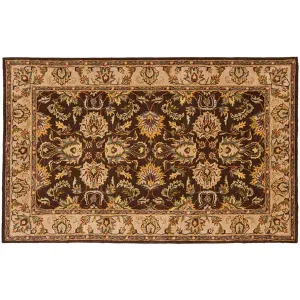 Ковер из шерсти в рамке Heritage Bochum с цветочным рисунком Safavieh, 244x244 см, круглый