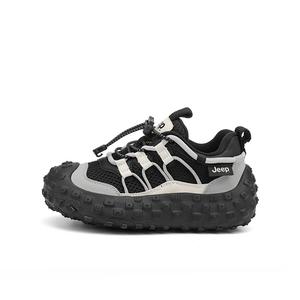 Низкие детские кроссовки для бега Jeep, черный