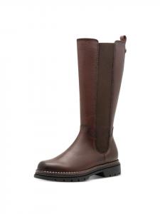 Tamaris Темно-коричневые ботильоны