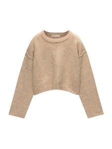Свитер Pull&Bear, цвет Ecru/Light beige