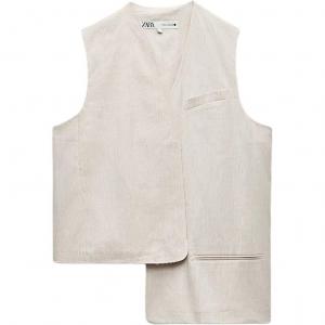 Жилет серии ZW женский песочный Zara