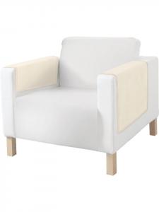 Erwin Müller Чехлы на подлокотники из смесовой хлопковой ткани, комплект из 2 штук, цвет Catania, натуральный