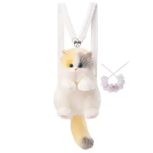 Милые лечебные триколор кошки плюшевые куклы высота 33см J&TOO