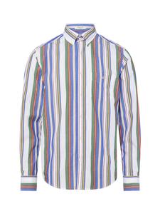 Белая разноцветная рубашка Gant