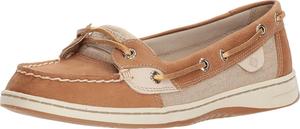 Женские лодочные туфли Sperry Angelfish Varsity, Metallic Linen