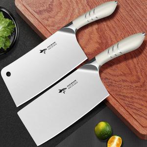 Mad Shark Набор кухонных ножей, острый шеф-нож из нержавеющей стали для дома, нож для нарезки и рубки, белый (нож для нарезки + шеф-нож)