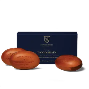 Мыло в бруске с сандаловым деревом и текстурой дерева Caswell-Massey, 3pc Set (NA)