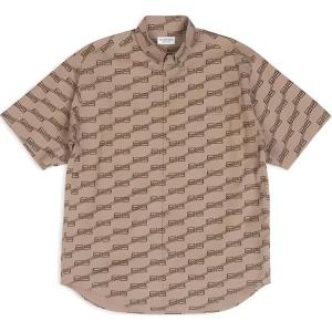 Рубашка женская коричневая Balenciaga