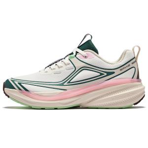 Erke Женские кроссовки с низким верхом, амортизирующие, противоскользящие, с отскоком, цвет "микрокристалл белый горно-зеленый"