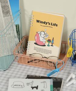 Разноцветная проволочная корзина M