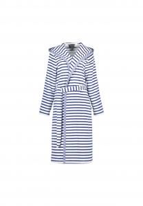 Халаты женские с капюшоном Breton 6596 темно-синий - 16 Cawö