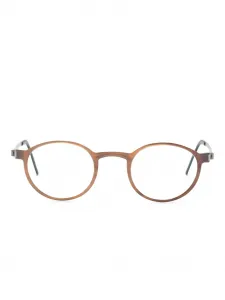 Очки Buffalo в титановой оправе Lindberg, коричневый