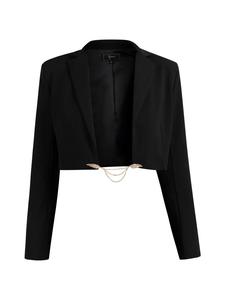 Женская куртка черного цвета faina