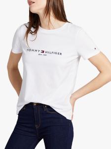 Футболка с логотипом Tommy Hilfiger Heritage из органического хлопка, белая