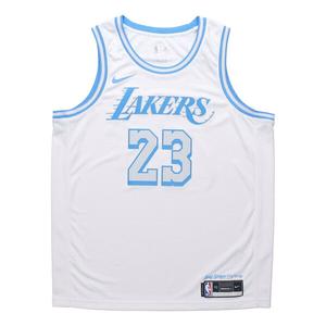 Майка Nike NBA City Edition Lakers LeBron James Dri-FIT Swingman Jersey Vest Mens White, белый