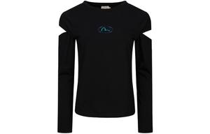 Футболка женская черная Evisu