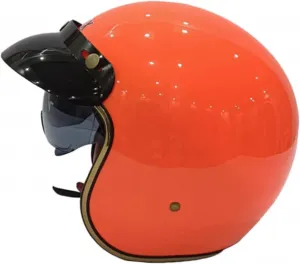 Мотоциклетный шлем открытого типа в стиле ретро, ​​полушлем, реактивный шлем для мужчин и женщин, для круизеров, чопперов, мопедов, скутеров, квадроциклов, одобрен DOT/ECE LPXPLP, F