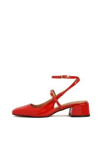Туфли-лодочки с открытой пяткой Kazar, красный