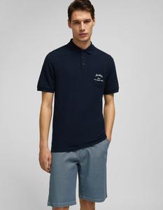 Поло HECHTER PARIS, цвет midnight blue