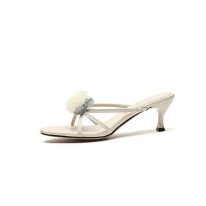 Женские противоскользящие шлепанцы Yeezyy Reezy, экрю