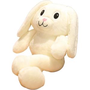 Милые креативные забавные плюшевые куклы зайчики высота 80cm/100cm/120cm JINXIANGHE, белый