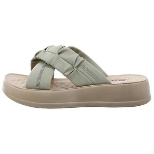 WARRIOR Скользостойкие износостойкие шлепанцы женские зелёные, цвет Green