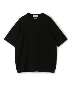 Трикотажная футболка из хлопка Sea Island с короткими рукавами и круглым вырезом Tomorrowland Men, цвет 19 Black