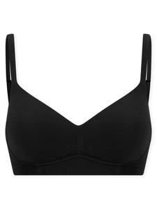 Бюстгальтер-футболка SCHIESSER  Unique Cotton, черный