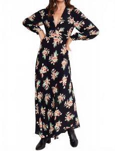 Тула Платье в облачно-черном цвете Rixo