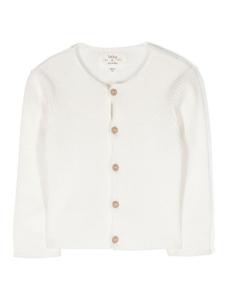 TEDDY & MINOU кардиган в рубчик, белый