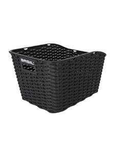 BASIL Задняя корзина "Weave WP" черного цвета