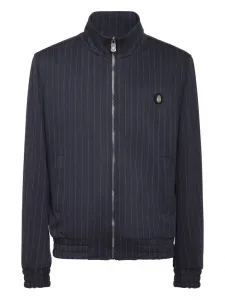 Куртка на молнии в тонкую полоску Billionaire, синий
