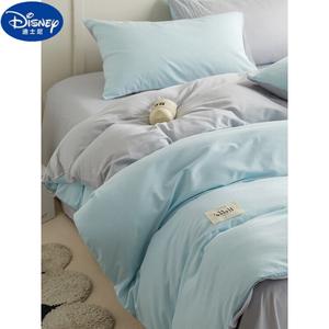 Disney Комплект постельного белья 1,2 м, 3 предмета, 150 см, цвет небесно-голубый + средне-серый, класс A, не скатывается и не линяет